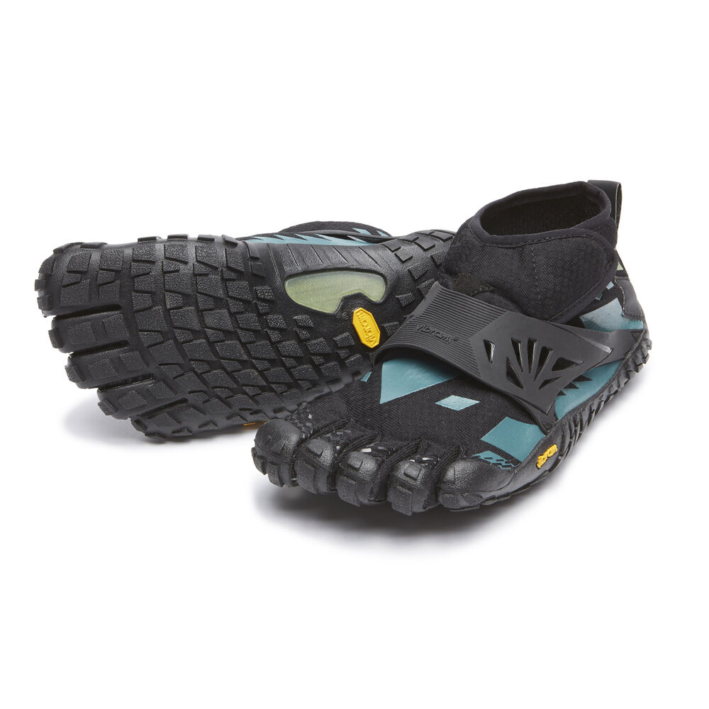 Vibram Fivefingers Spyridon MR Elite Bayan Koşu Ayakkabısı Siyah/Mavi,VH9820436